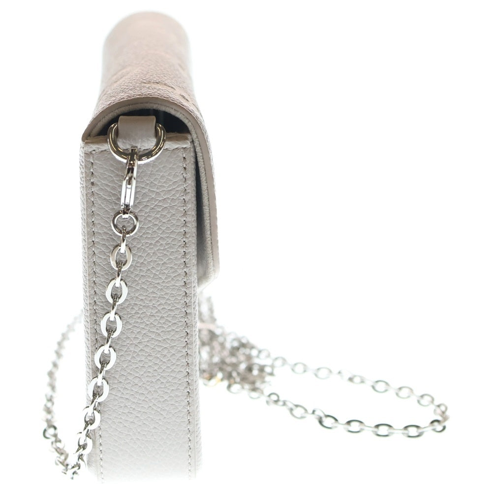 LOUIS VUITTON(ルイヴィトン) チェーンウォレット モノグラム アンプラント ポシェット フェリシー M14227 グレー レディース