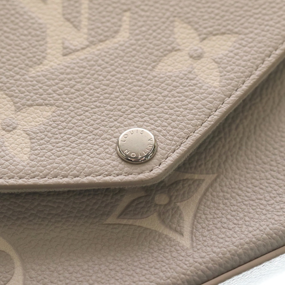 LOUIS VUITTON(ルイヴィトン) チェーンウォレット モノグラム アンプラント ポシェット フェリシー M14227 グレー レディース