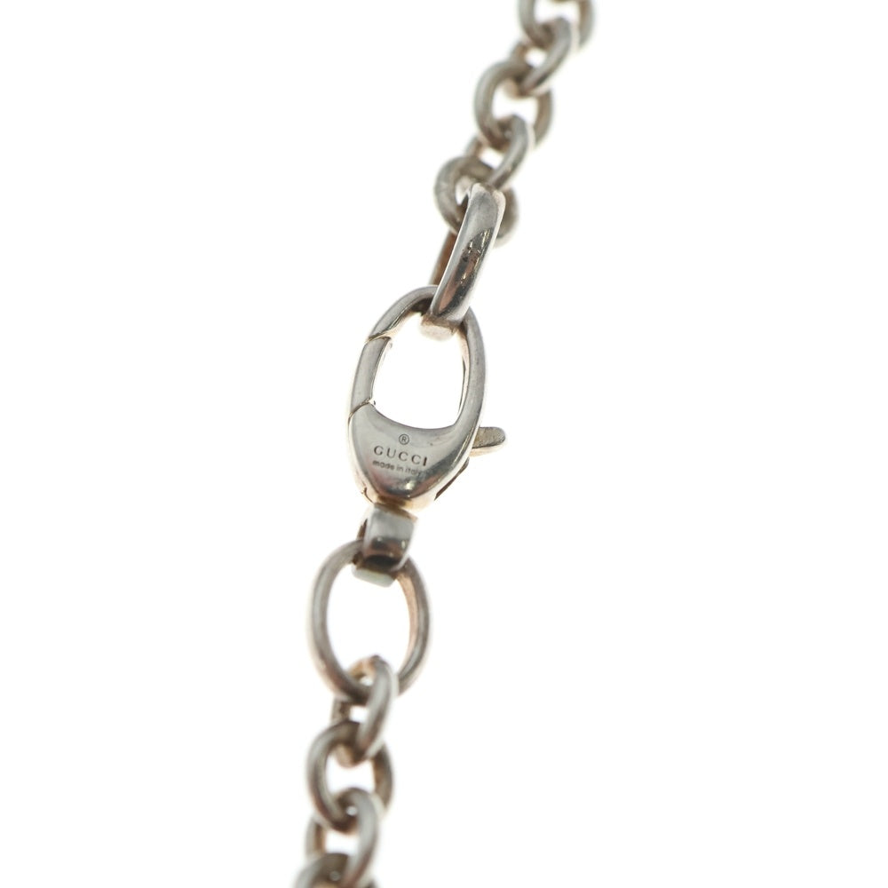 GUCCI(グッチ) インターロッキング ネックレス ペンダント チェーン シルバー Ag925 27.8g レディース