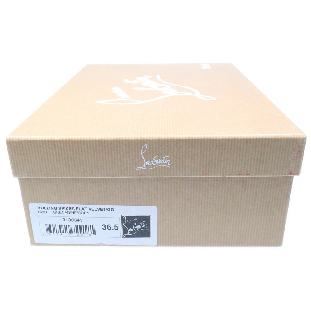 CHRISTIAN LOUBOUTIN(クリスチャンルブタン) ローラーボーイ スタッズ スリッポン シューズ レディース