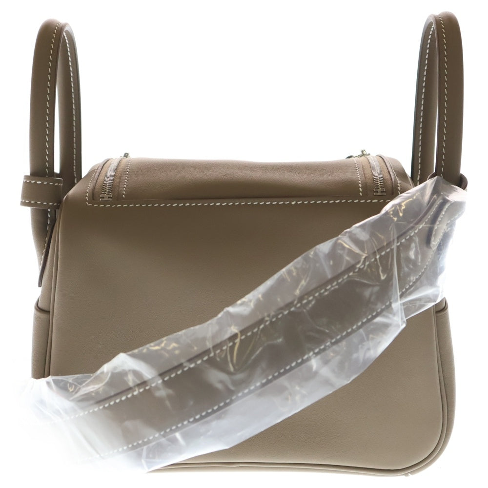 HERMES(エルメス) ミニ リンディ エトゥープ スイフト レザー