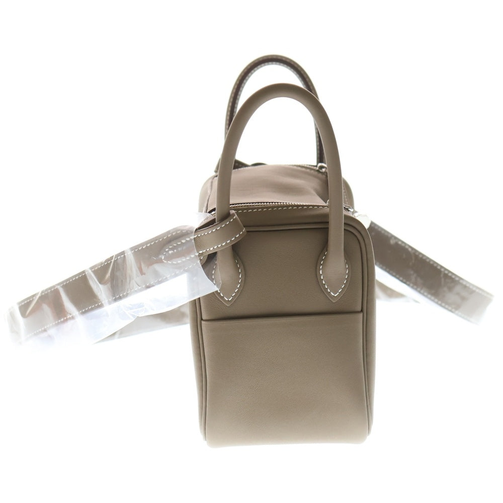 HERMES(エルメス) ミニ リンディ エトゥープ スイフト レザー