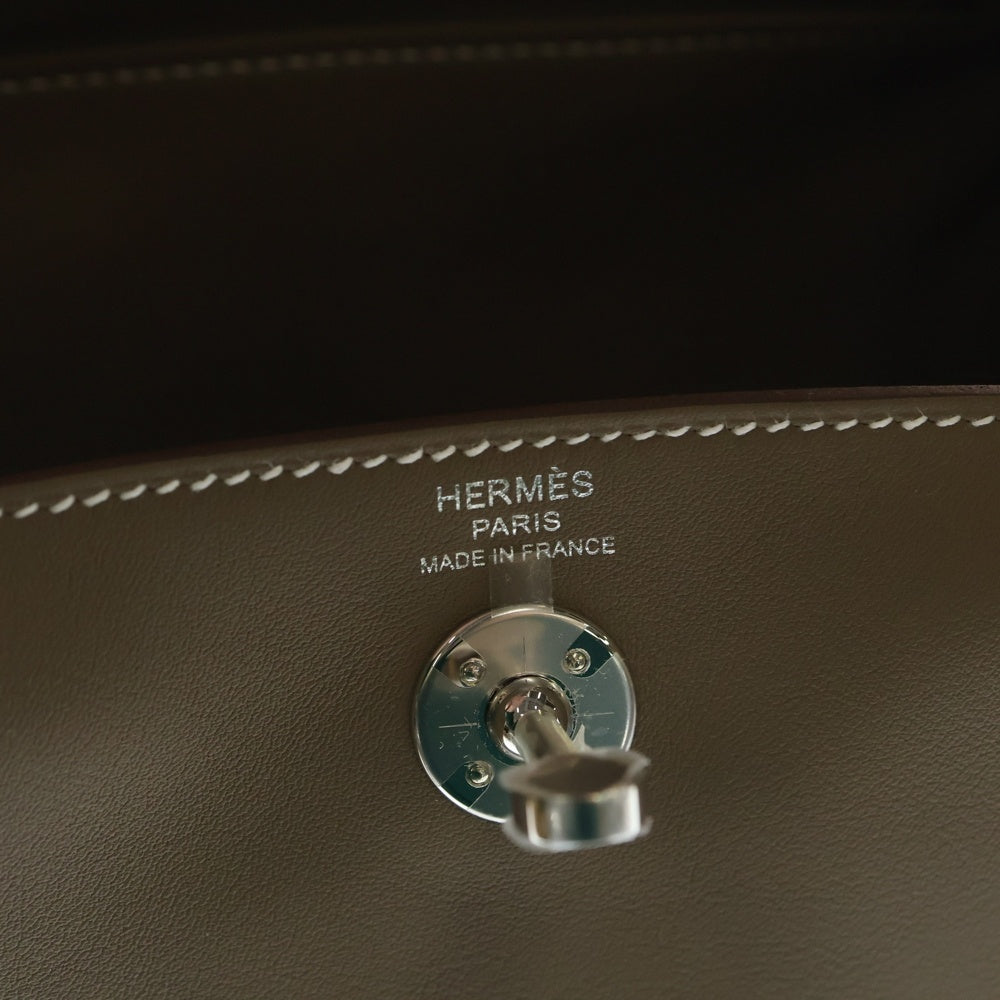 HERMES(エルメス) ミニ リンディ エトゥープ スイフト レザー