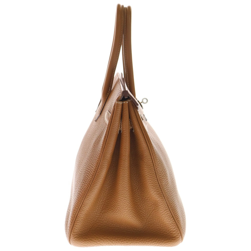 HERMES(エルメス) バーキン35 ゴールド トゴ シルバー金具 □H刻印 ハンドバッグ レディース