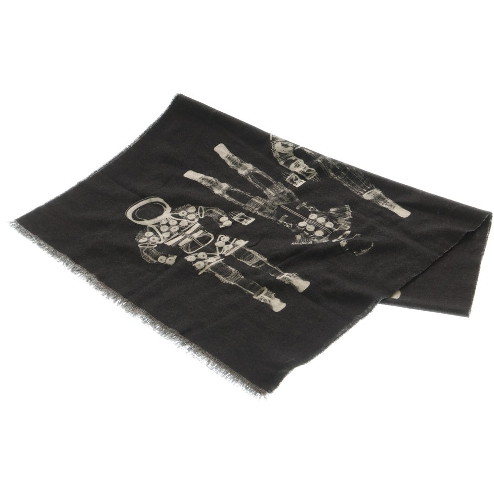 CHANEL(シャネル) 17AW アストロノート ストール マフラー カシミア ブラック レディース