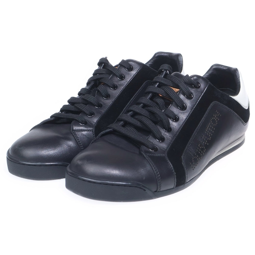 LOUIS VUITTON(ルイヴィトン) パンチングロゴ ローカットスニーカー ブラック LI0039