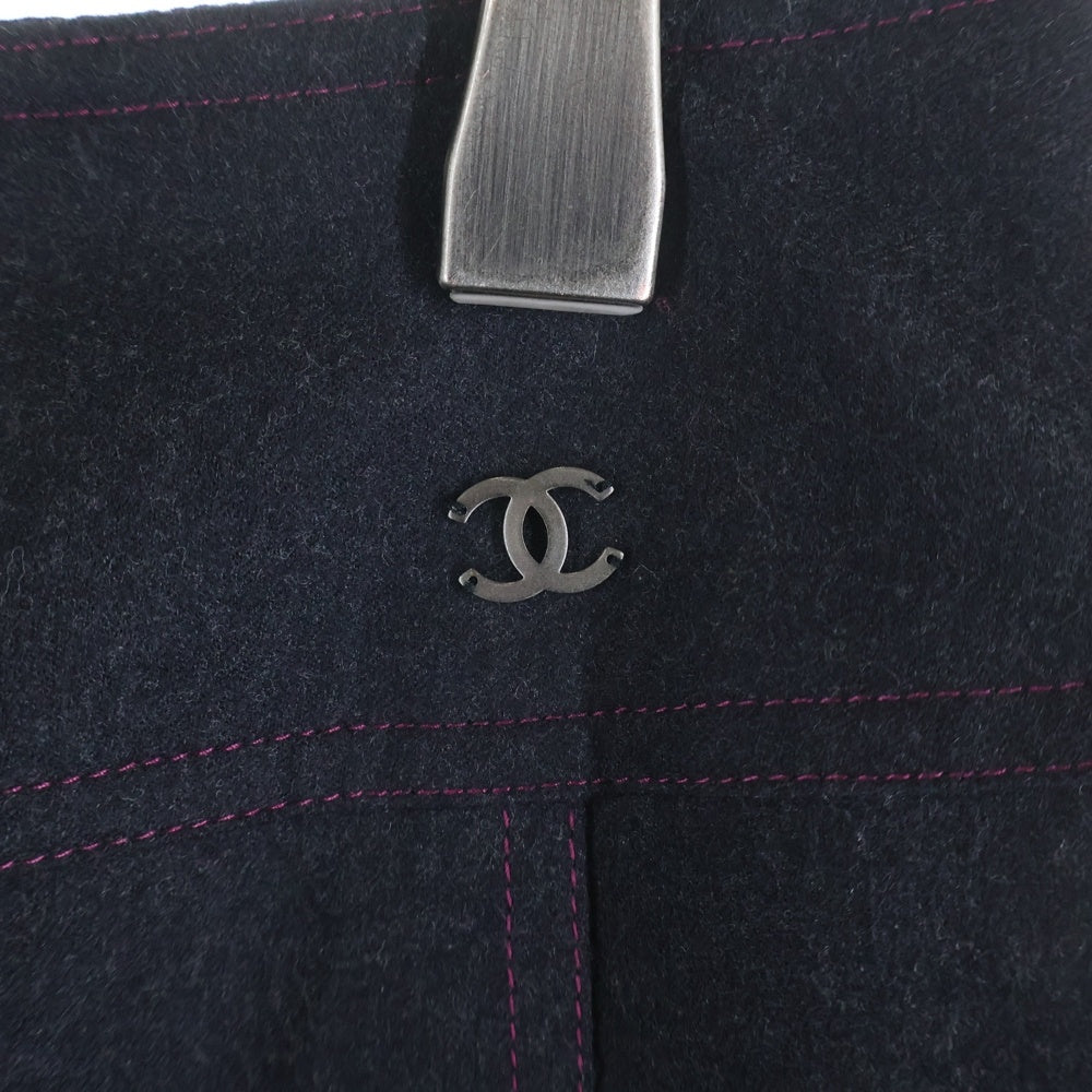 CHANEL(シャネル) 00AW ココマーク ロングスカート グレー レディース
