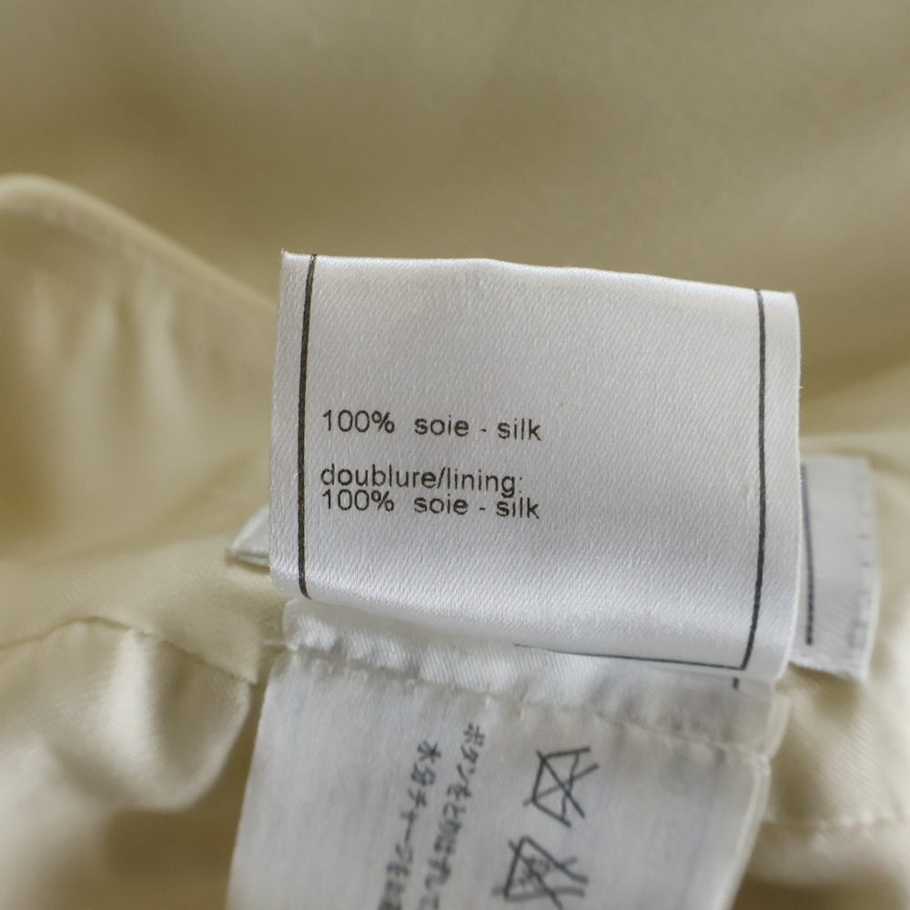 CHANEL(シャネル) シルク フレアスカート アイボリー レディース