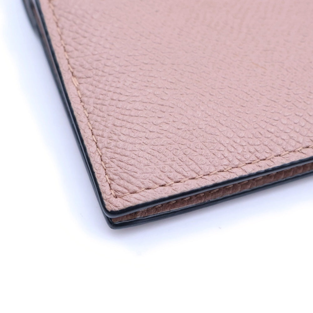 Christian Dior(クリスチャンディオール) サドル カードケース ピンク レザー レディース