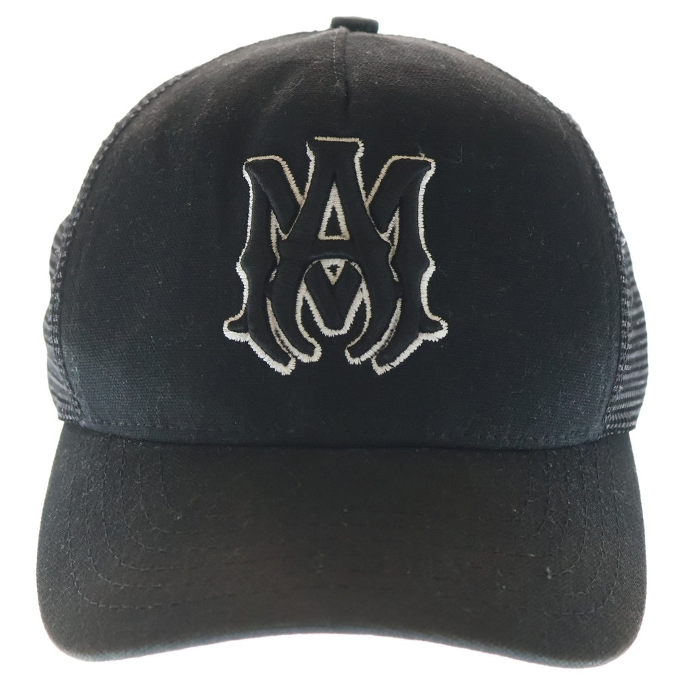 AMIRI(アミリ) FULL CANVAS MA HAT フルキャンバスハット トラッカーキャップ ブラック