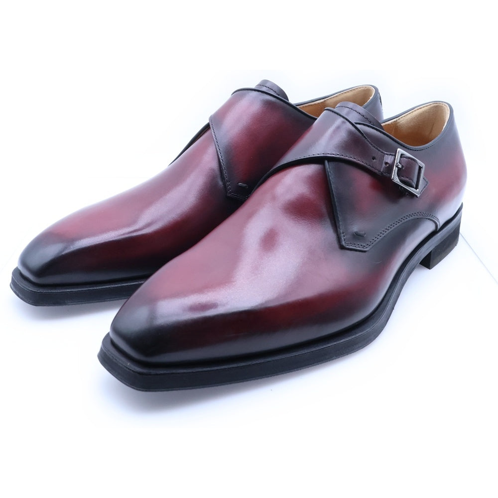 Berluti(ベルルッティ) パティーヌ シングルモンク レザー ドレス ビジネスシューズ ブラウン