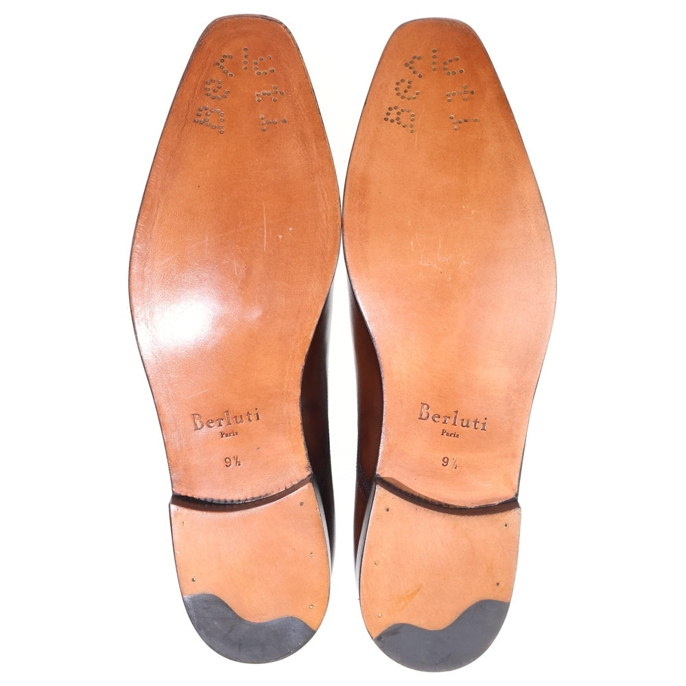 Berluti(ベルルッティ) アレッサンドロ パティーヌ ホールカットレザーシューズ ブラウン