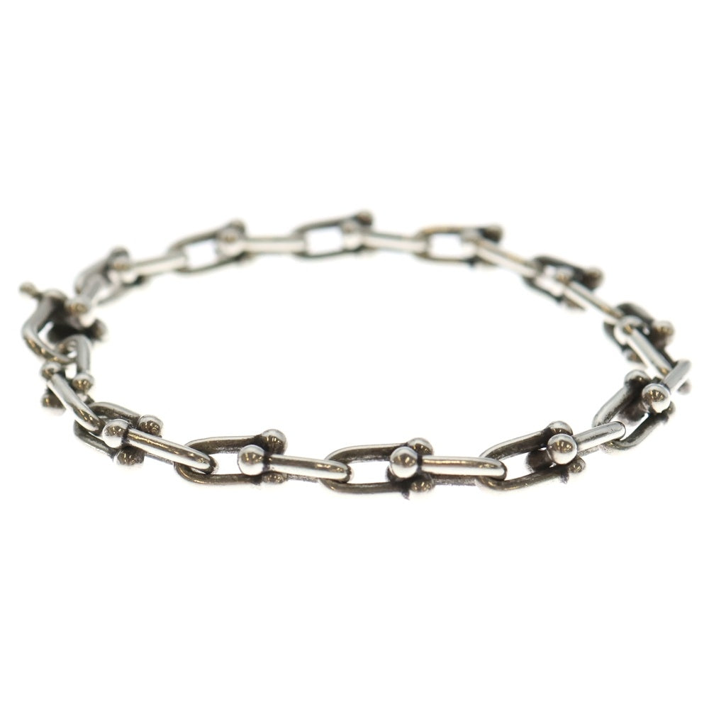 TIFFANY & Co.(ティファニー) ハードウェア マイクロリンク ブレスレット チェーン シルバー Sv925