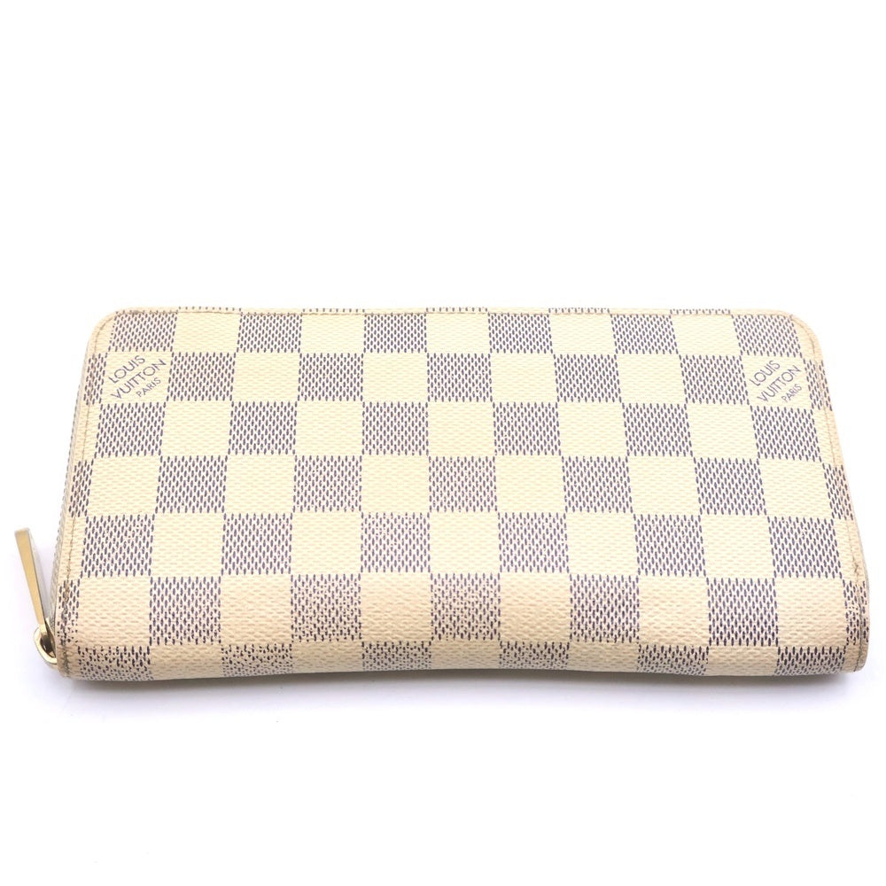 LOUIS VUITTON(ルイヴィトン) ダミエ・アズール ジッピーウォレット 長財布 ホワイト キャンバス N41660 レディース