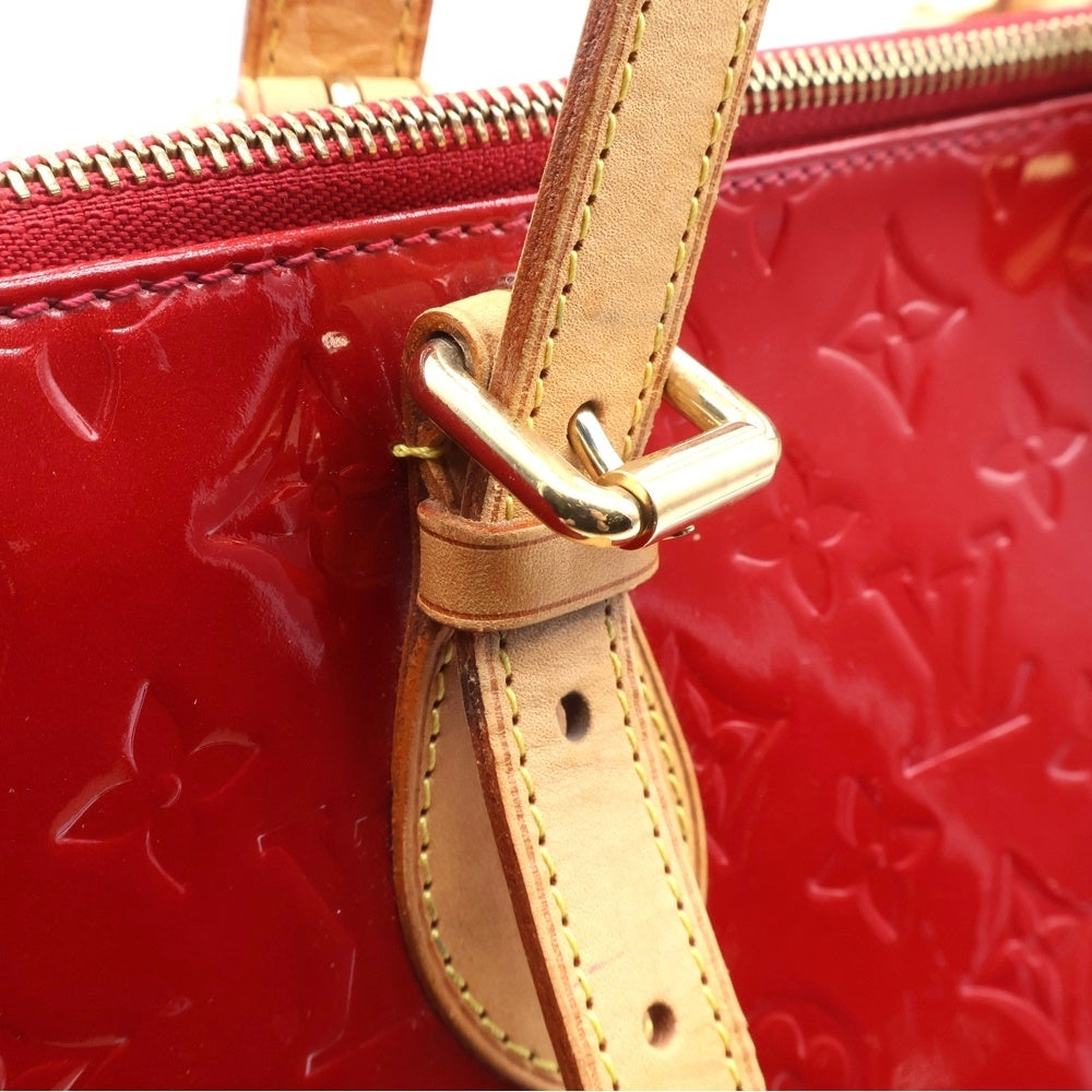 LOUIS VUITTON(ルイヴィトン) ヴェルニ ローズウッドアヴェニュー ハンドバッグ レッド エナメル×レザー M93507 レディース