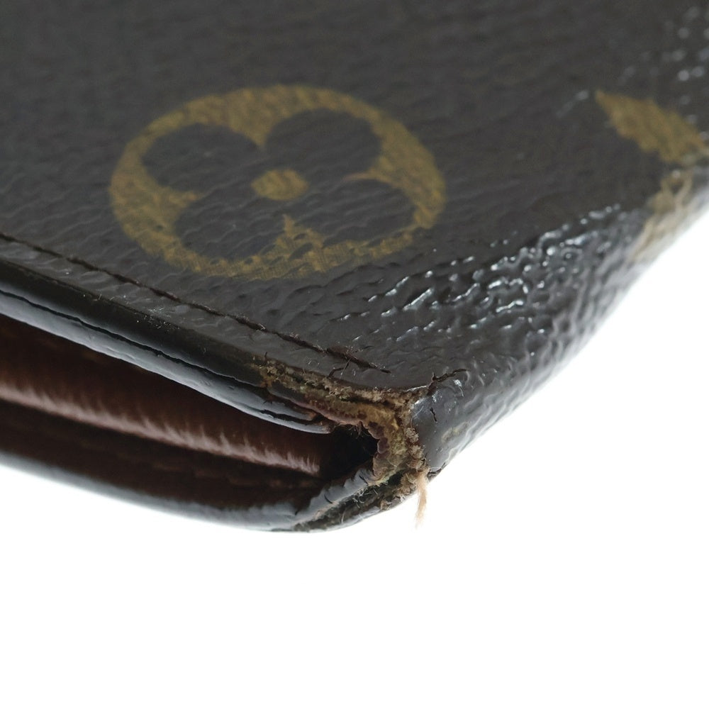 LOUIS VUITTON(ルイヴィトン) モノグラム ポシェット ポルトモネクレディ 二つ折り長財布 ブラウン M61726