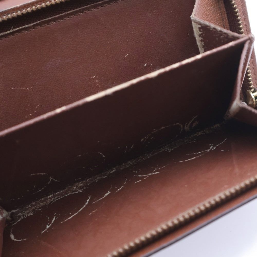 LOUIS VUITTON(ルイヴィトン) モノグラム ポルトモネビエトレゾール 三つ折り財布 ブラウン レザー M61730 レディース