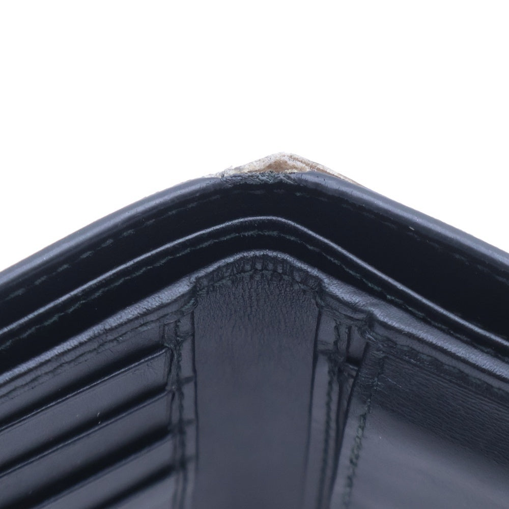 GUCCI(グッチ) GGスプリーム キングスネークプリント 二つ折り財布 ブラック 451266