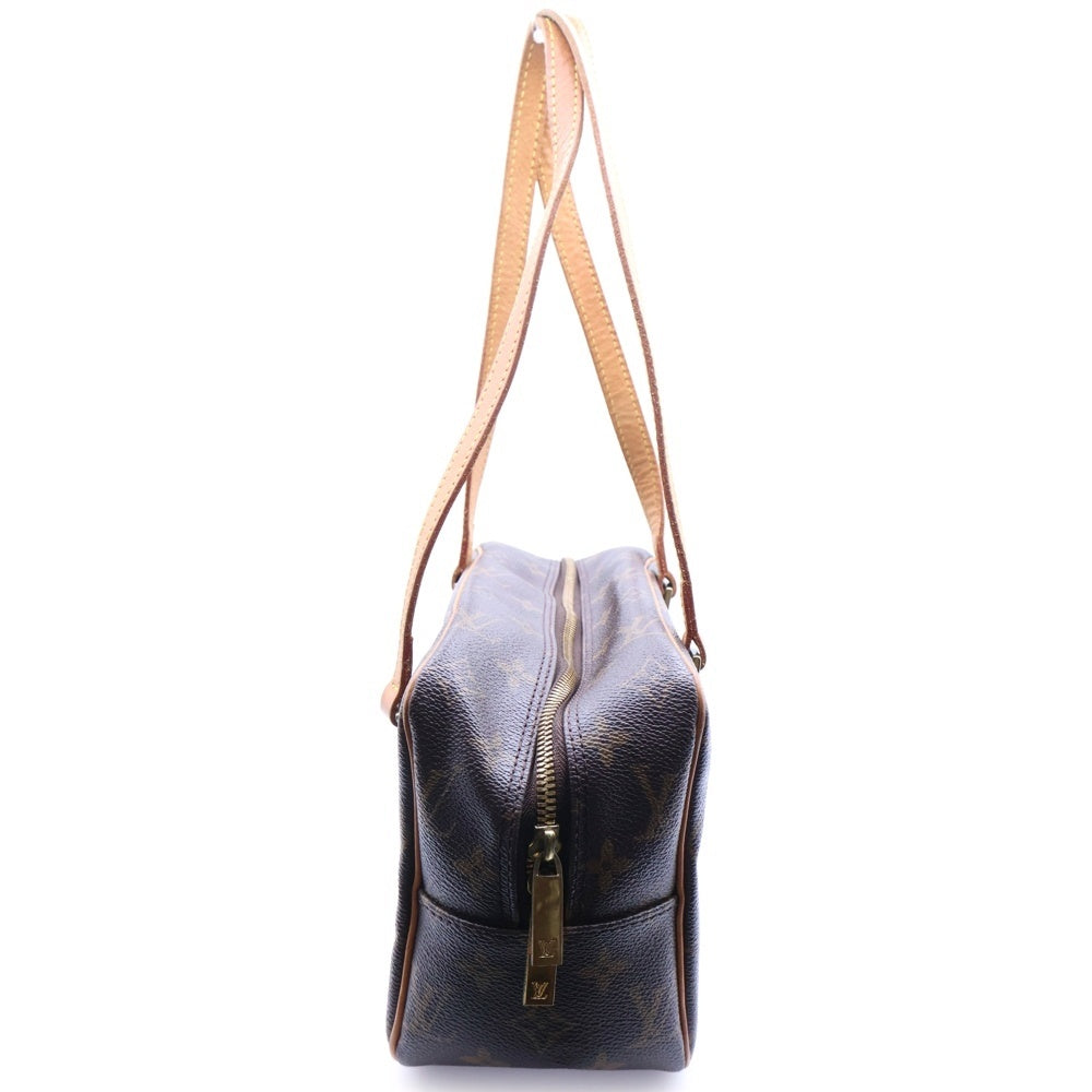 LOUIS VUITTON(ルイヴィトン) モノグラムシテMM ハンドバッグ ブラウン PVC×レザー M51182 ゴールド金具 レディース