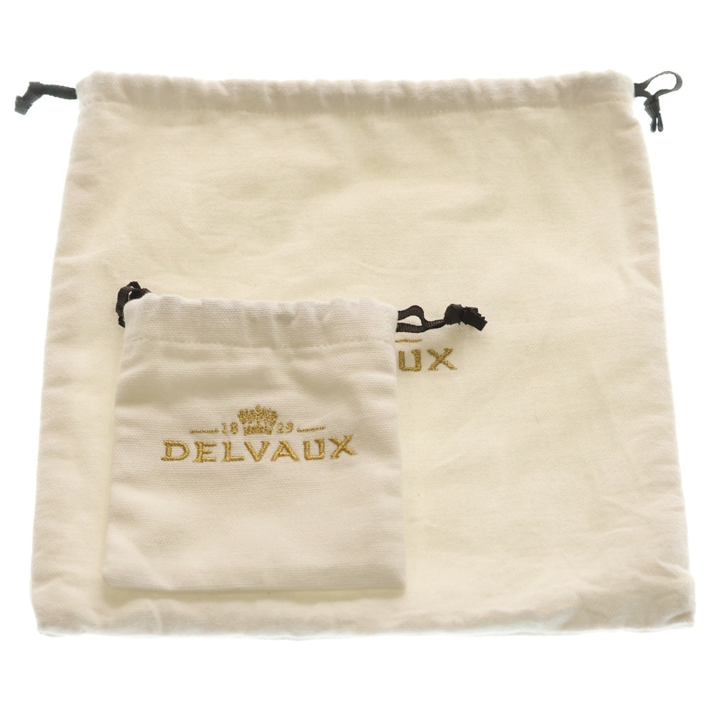 DELVAUX(デルボー) チェーンウォレット ショルダーバッグ ミニバッグ ベージュ レザー ゴールド金具 レディース