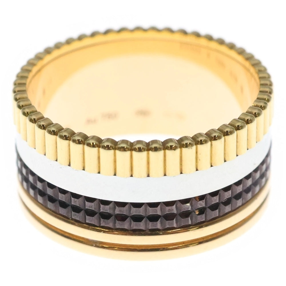 BOUCHERON(ブシュロン) キャトルクラシック ラージ リング PVD/750YG/PG/WG #64 指輪 ジュエリー