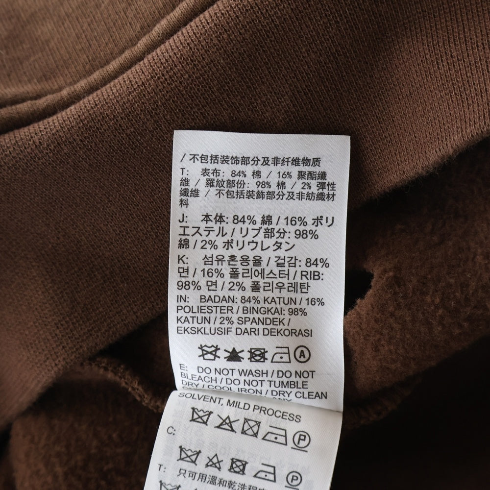 NIKE(ナイキ) ×JACQUEMUS SWOOSH HOODIE ジャックムス スウッシュ プルオーバースウェットパーカー ブラウン FJ3482-259 レディース