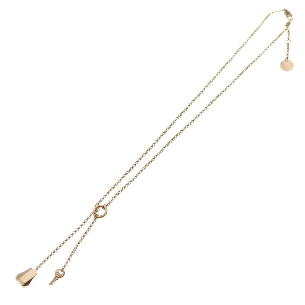 HERMES(エルメス) ケリー クロシェットPM ネックレス Au750 K18 PG ピンクゴールド ペンダント レディース