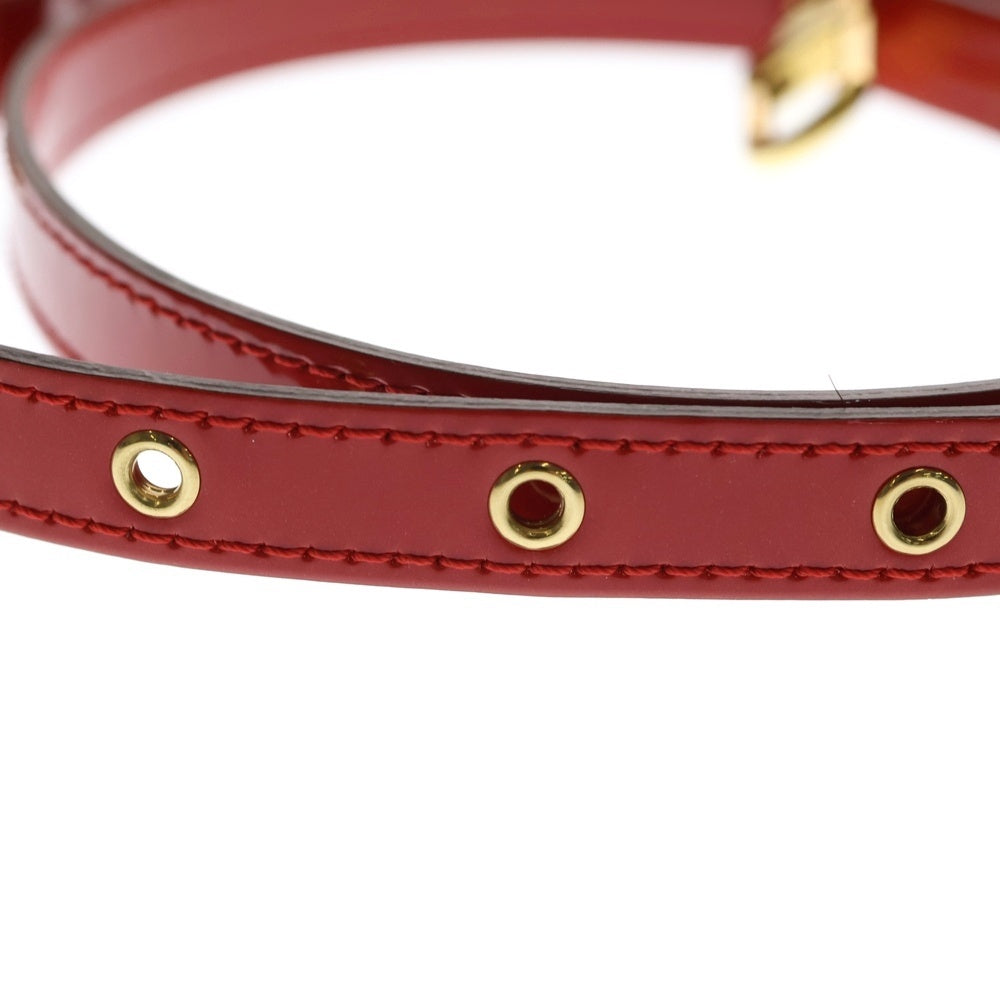 LOUIS VUITTON(ルイヴィトン) ヴェルニ ショルダーストラップ 赤 エナメル 箱 レディース