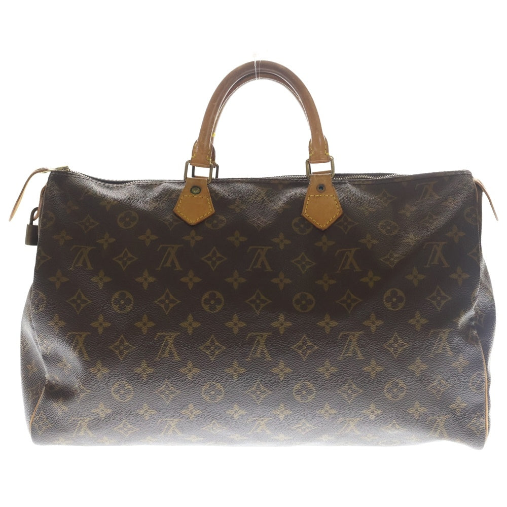 LOUIS VUITTON(ルイヴィトン) モノグラム スピーディ40 ボストンバッグ ブラウン PVCレザー M41522 レディース