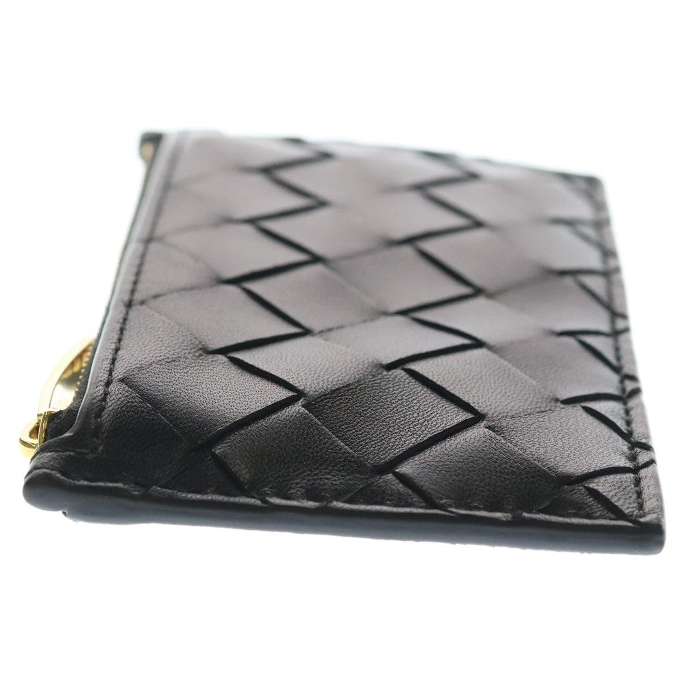BOTTEGA VENETA(ボッテガヴェネタ) イントレチャート カードケース 小銭入れ ブラック レザー