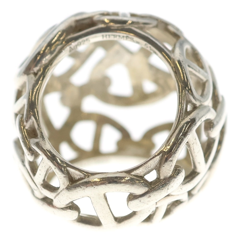 HERMES(エルメス) アンシェネTGM シェーヌダンクル リング 指輪 シルバー