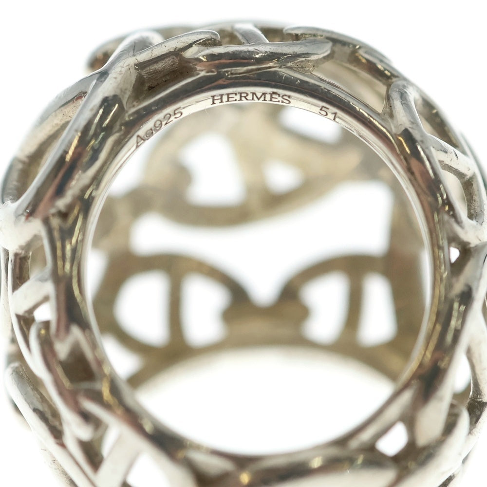 HERMES(エルメス) アンシェネTGM シェーヌダンクル リング 指輪 シルバー