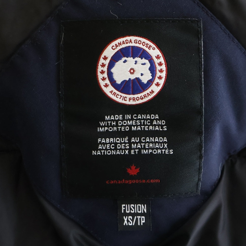 CANADA GOOSE(カナダグース) LANGFORD PARKA ラングフォードパーカー ファーフーデッド ジップアップダウンジャケット ネイビー 2062MA