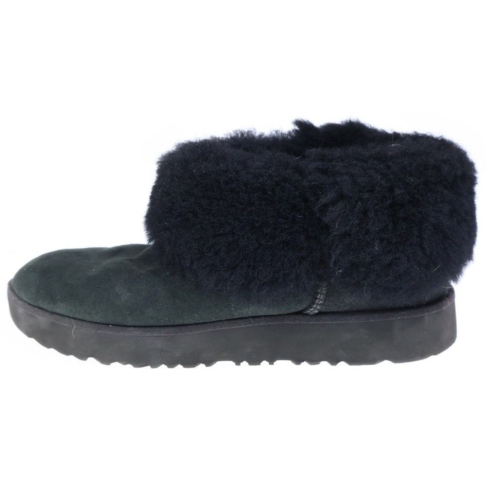 UGG(アグ) ファーデザイン ボアショートブーツ ブラック レディース