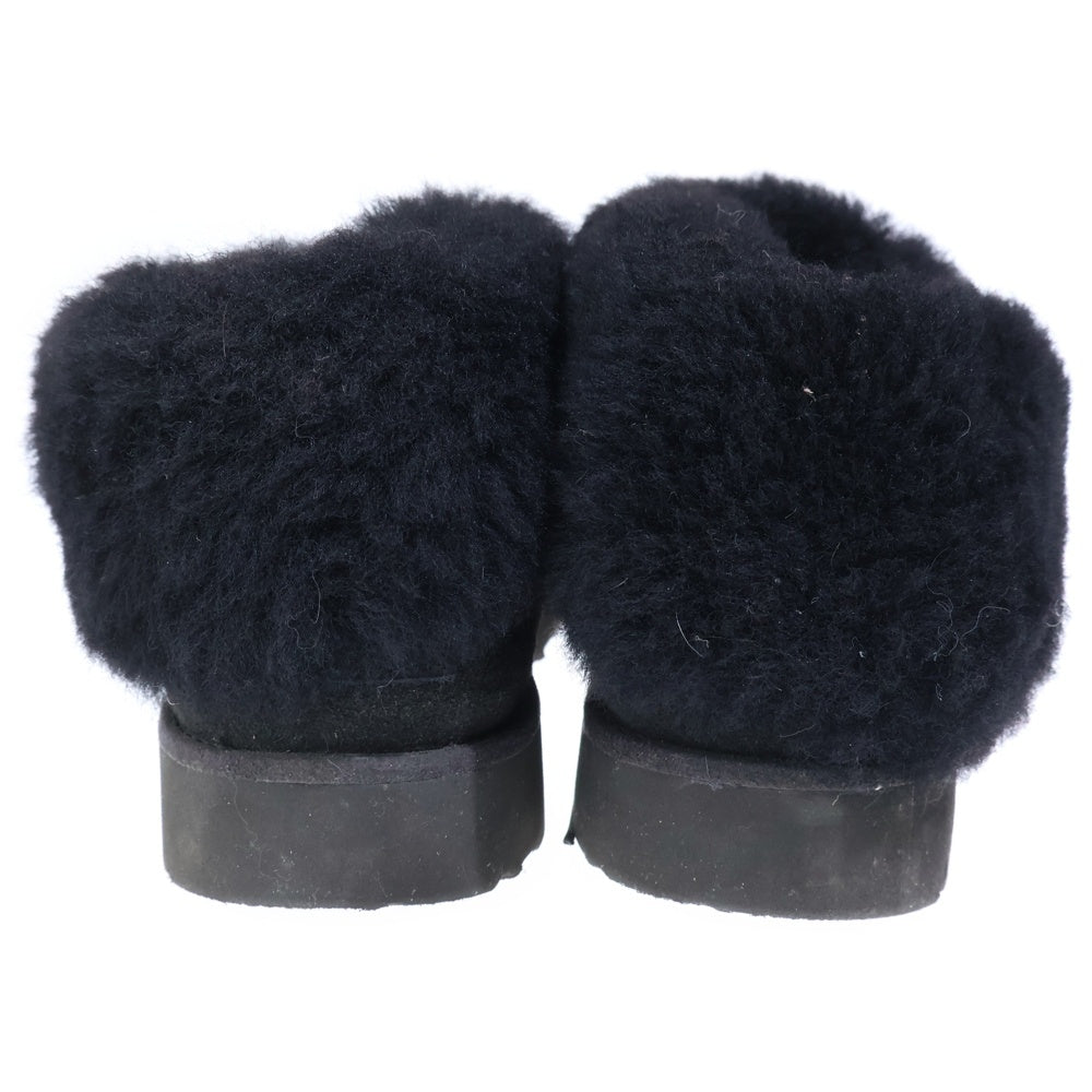 UGG(アグ) ファーデザイン ボアショートブーツ ブラック レディース