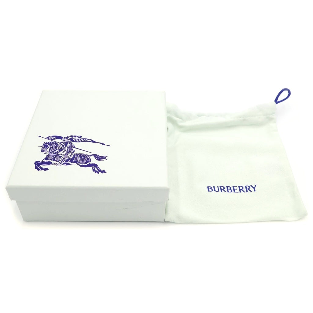 BURBERRY(バーバリー) ロゴバックル レザーベルト ブラック