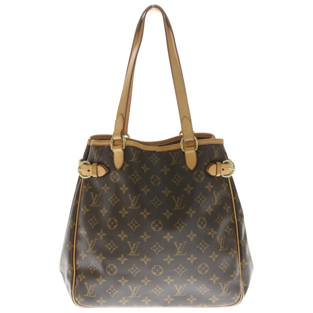 LOUIS VUITTON(ルイヴィトン) モノグラム バティニョール オリゾンタル ハンドバッグ トートバッグ ブラウン PVCレザー M51154 ゴールド金具 レディース