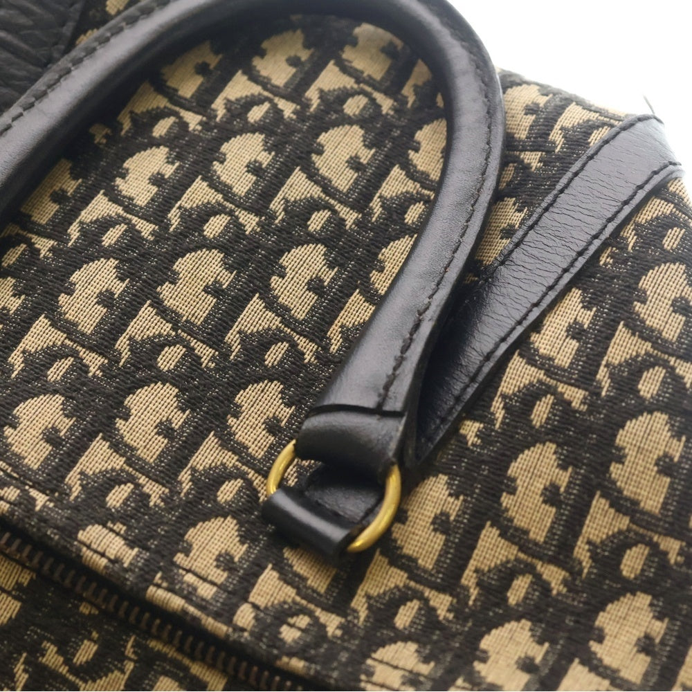 DIOR(ディオール) トロッター ミニボストンバッグ ハンドバッグ ネイビー キャンバス レディース