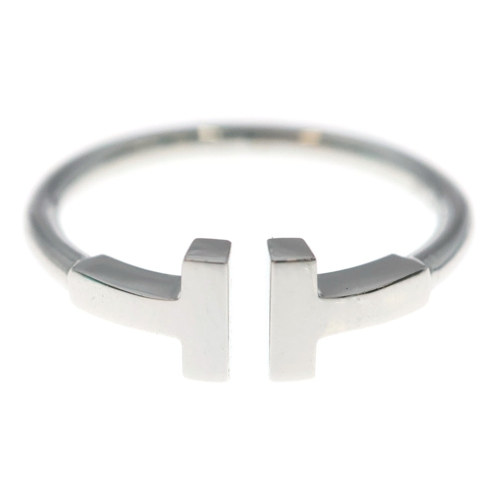 TIFFANY & Co.(ティファニー) Tワイヤー リング 指輪 ホワイトゴールド Au750WG