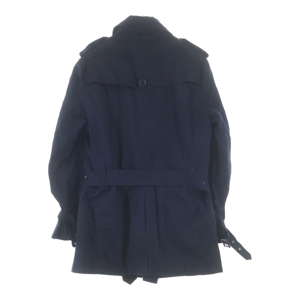 BURBERRY BLACK LABEL(バーバリー ブラックレーベル) 裏地ノバチェック柄 トレンチコート ネイビー
