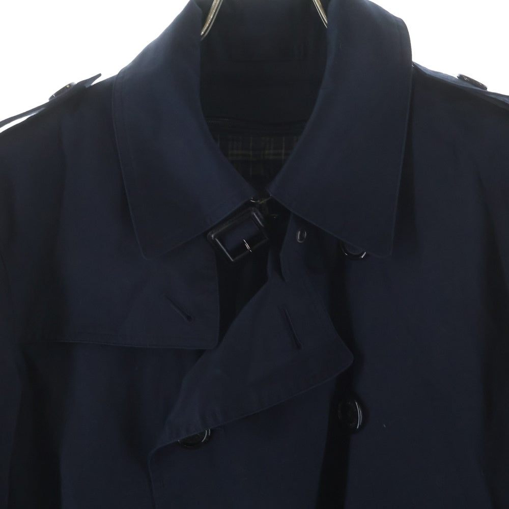 BURBERRY BLACK LABEL(バーバリー ブラックレーベル) 裏地ノバチェック柄 トレンチコート ネイビー