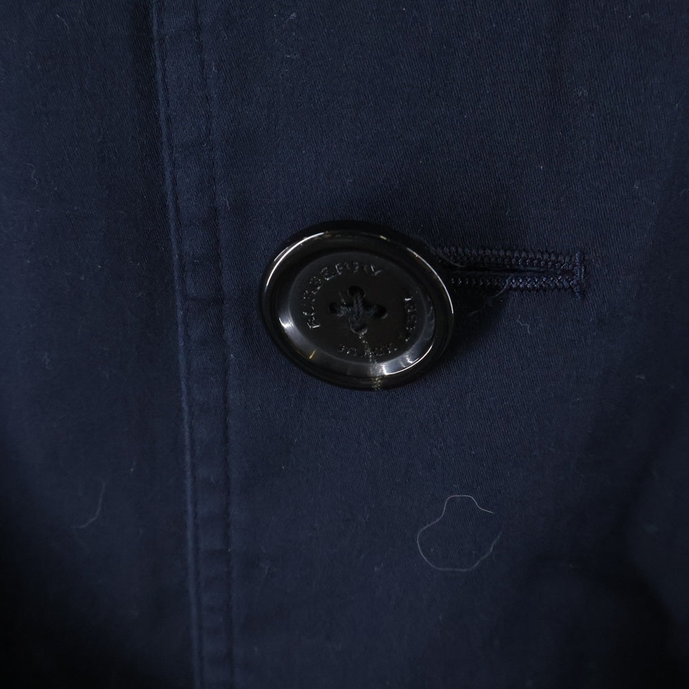 BURBERRY BLACK LABEL(バーバリー ブラックレーベル) 裏地ノバチェック柄 トレンチコート ネイビー