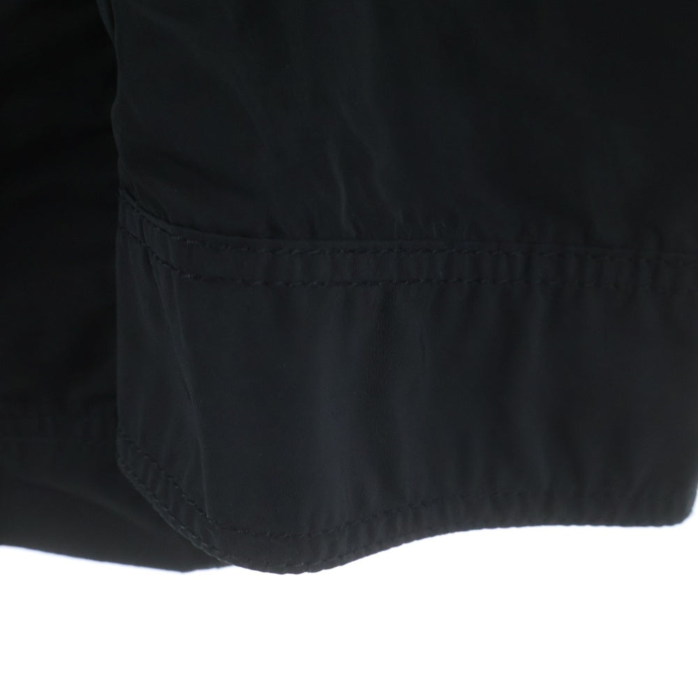 BURBERRY BLACK LABEL(バーバリー ブラックレーベル) ノバチェック柄ライナー付き ナイロン フーデッド ジップアップ ジャケット ブラック