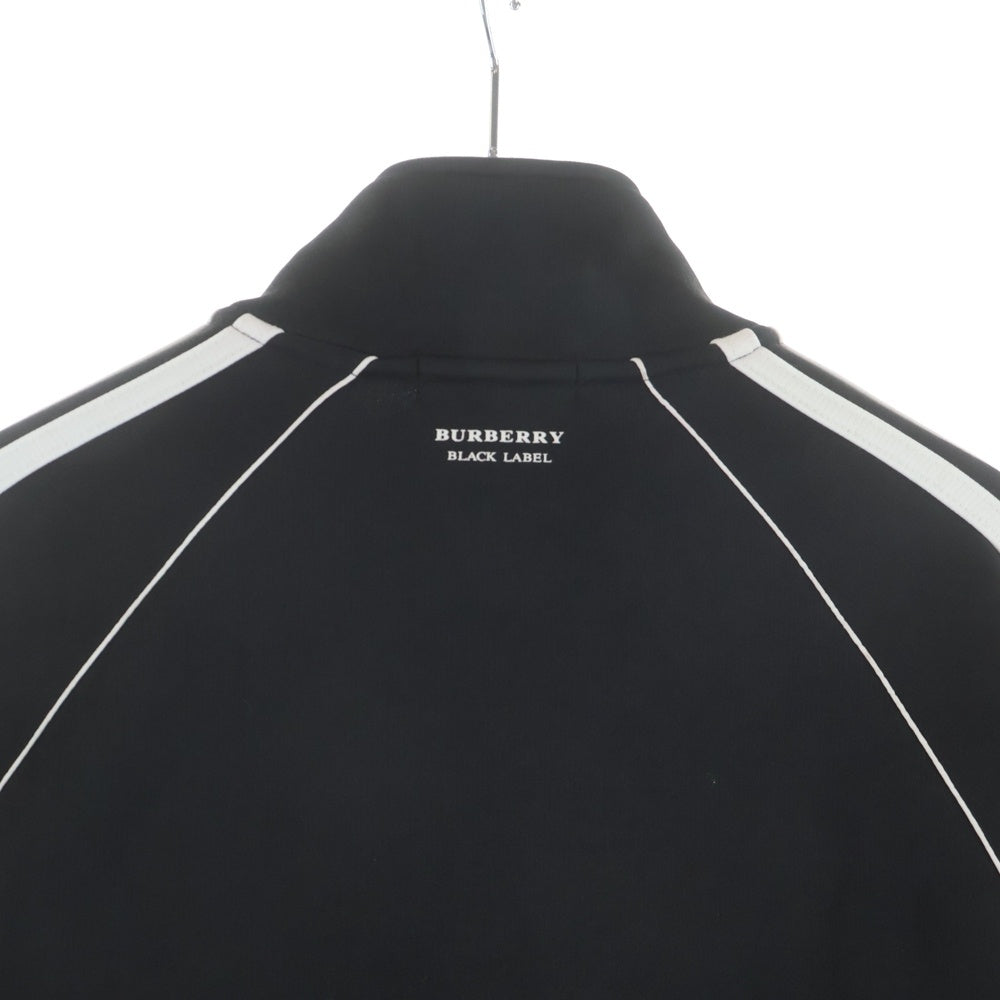 BURBERRY BLACK LABEL(バーバリー ブラックレーベル) サイドライン ジップアップ トラックジャケット ブラック