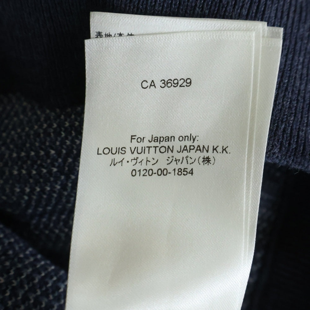 LOUIS VUITTON(ルイヴィトン) 25SS LV Vers Damoflage Jacquard Pullover ダミエ セーター ネイビー RM251Q AUR HQN72W