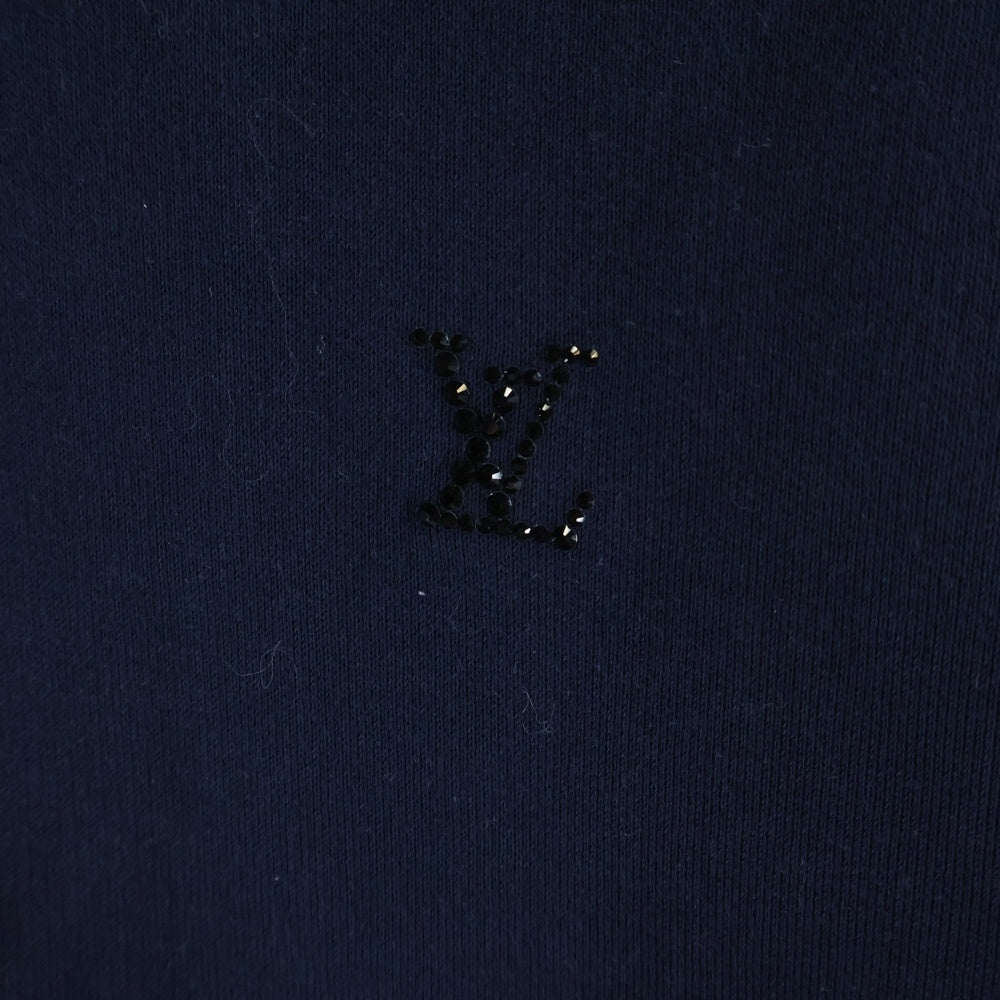 LOUIS VUITTON(ルイヴィトン) 25SS Cotton Hoodie モノグラムコットンフーディパーカー ネイビー 1AGJZV