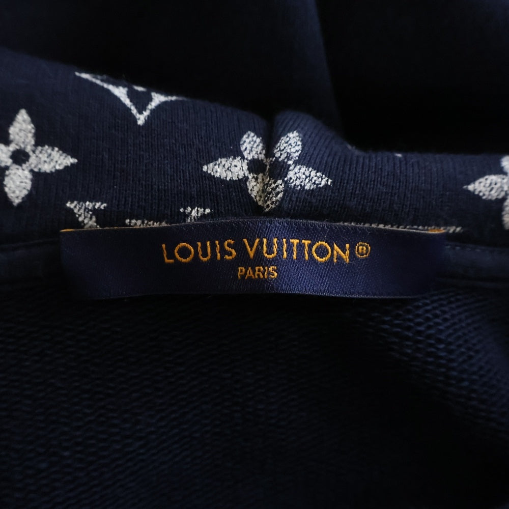 LOUIS VUITTON(ルイヴィトン) 25SS Cotton Hoodie モノグラムコットンフーディパーカー ネイビー 1AGJZV