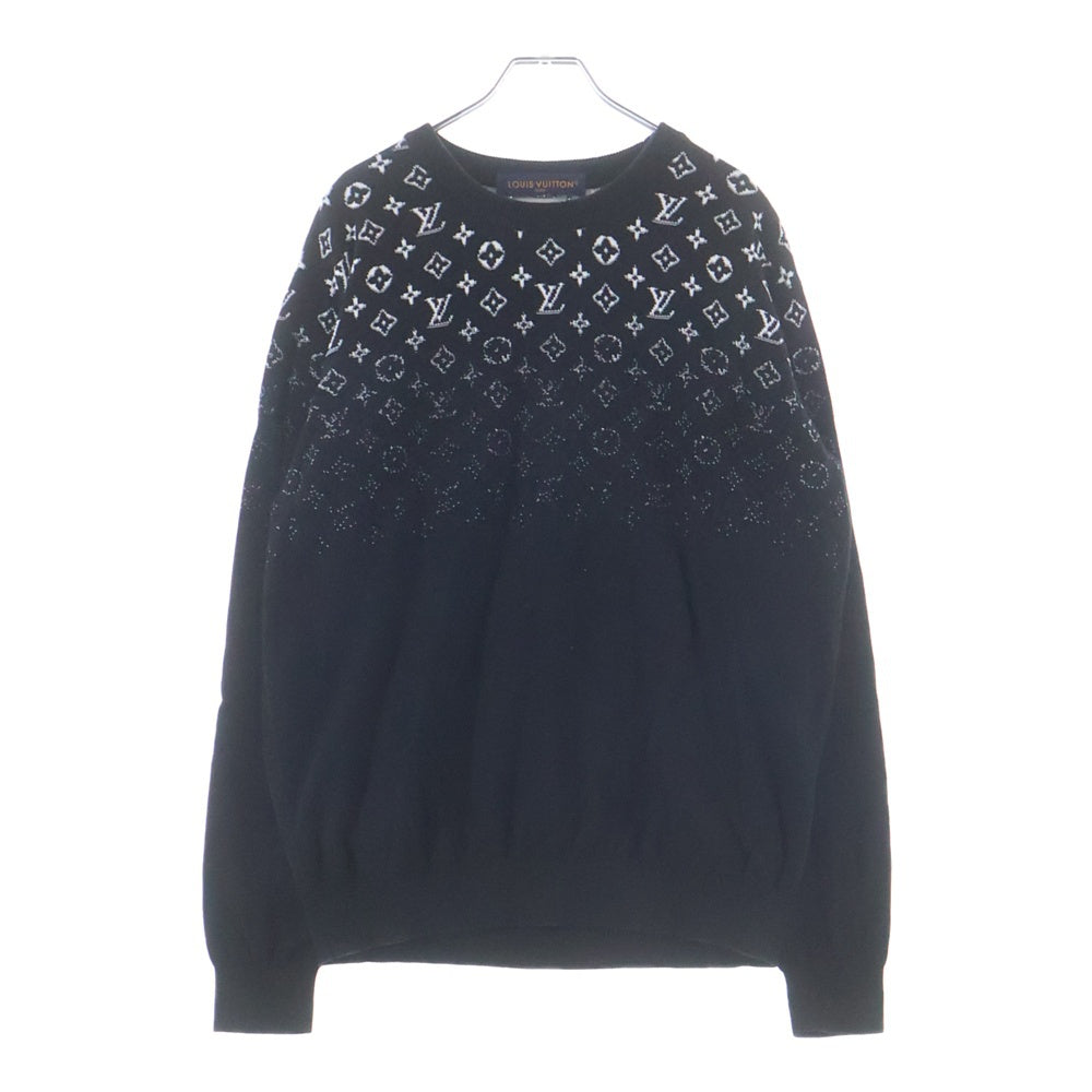 LOUIS VUITTON(ルイヴィトン) 24SS モノグラム グラデーションニット セーター ブラック RM241MQ USO HQN42W