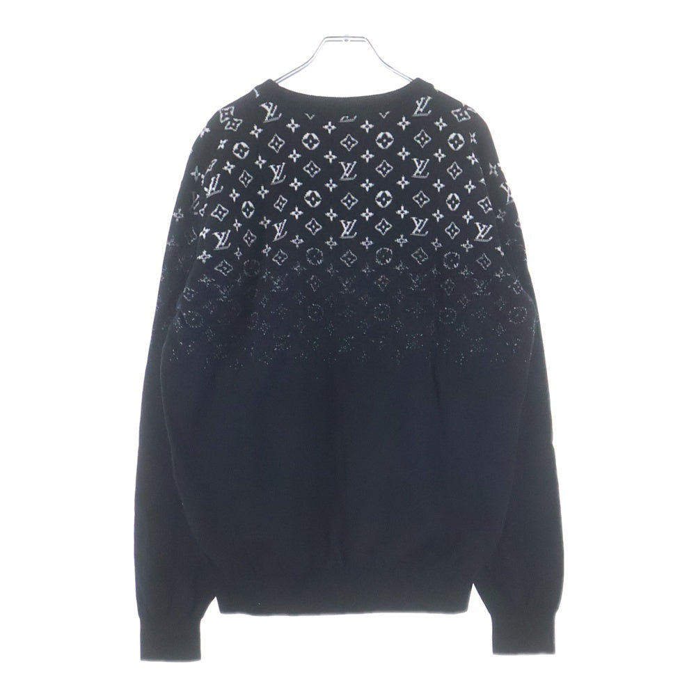 LOUIS VUITTON(ルイヴィトン) 24SS モノグラム グラデーションニット セーター ブラック RM241MQ USO HQN42W