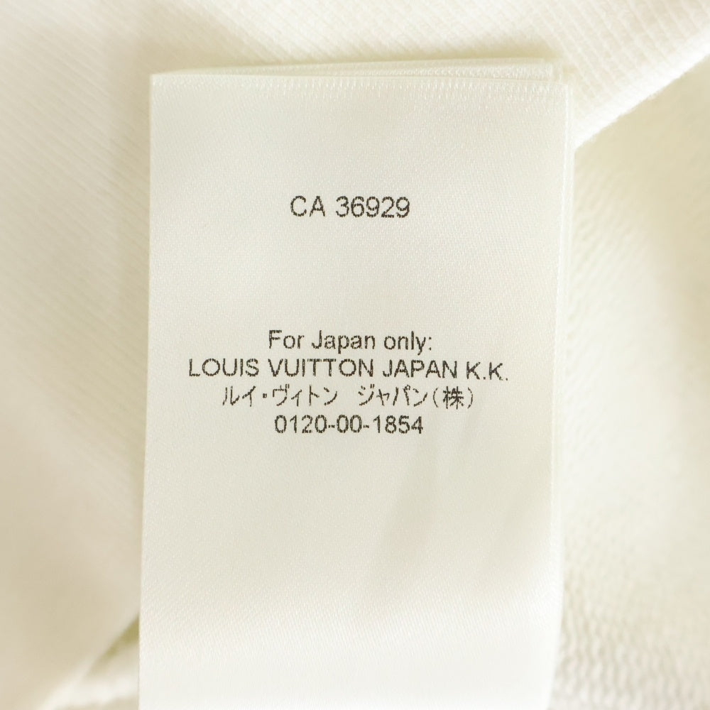 LOUIS VUITTON(ルイヴィトン) 25AW モノグラムライニング ラインストーン ロゴパーカー ホワイト RM252MQ ZA8 HSY25W